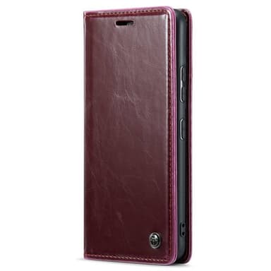 CaseMe mobilplånbok 2-kort Samsung Galaxy S24 - Vinröd