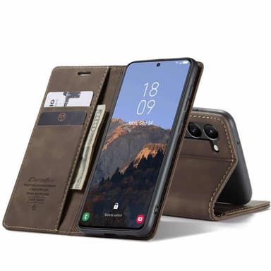 CaseMe Smart Magnet FlipCase Samsung Galaxy S24 Plus - Coffee