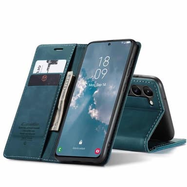 CaseMe Smart Magnet FlipCase Samsung Galaxy S24 Plus - Blå