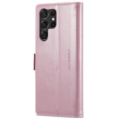 CaseMe mobilplånbok 2-kort Samsung Galaxy S24 Ultra - Ljusrosa