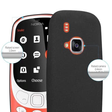 Nokia 3310 2G Skal Fodral Case (Svart)