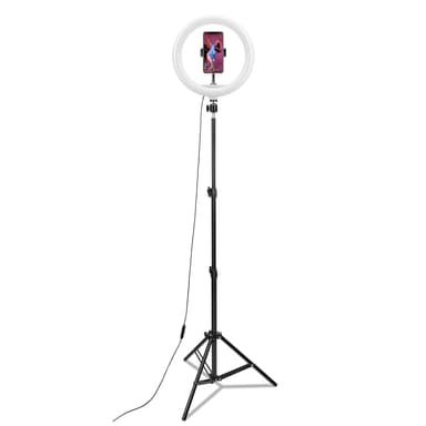 Celly ProClick 12” ringlampa med professionellt golvstativ
