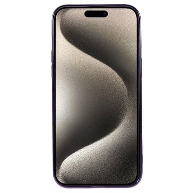 Till iPhone 15 Pro TPU-skal Elektropläterad Rynkad - Lila