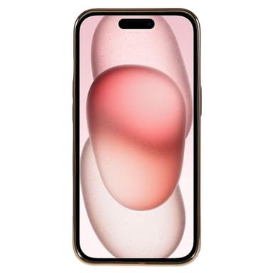 Till iPhone 15 TPU-skal Elektropläterad Rynkad - Guld