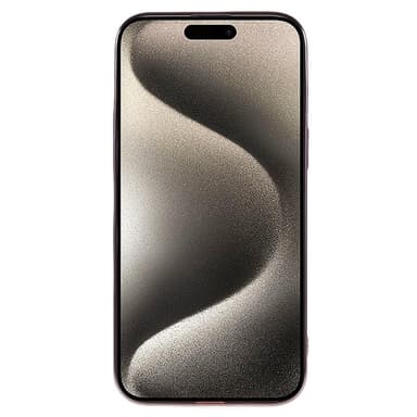 Till iPhone 15 Pro TPU-skal Elektropläterad Rynkad - Rosa