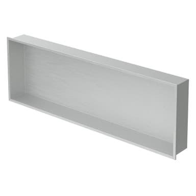 Duschkar 90x30 cm silver rostfritt stål LuxeBath