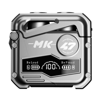 MK47 Mechanical Gaming Bluetooth In-ear Headset - Grå
