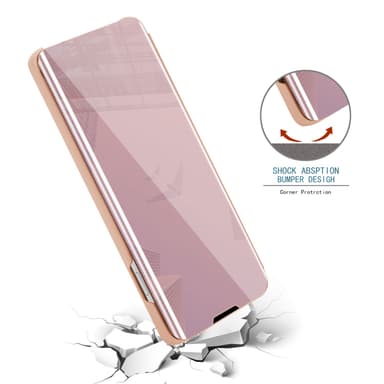 iPhone 14 Plånboksfodral Skal (Rosa)