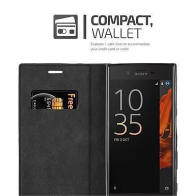 Sony Xperia X COMPACT Plånboksfodral Skal (Svart)
