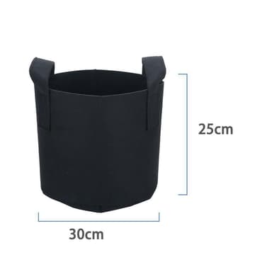 5x Planteringssäck Planteringskärl (20 l - 30 x 25cm)