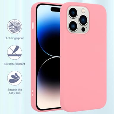 iPhone 14 PRO Skal Fodral Case (Rosa)