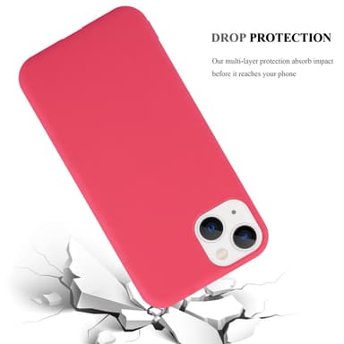 Skal iPhone 14 Fodral Case (Röd)
