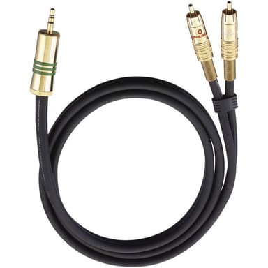 Oehlbach RCA / Teleplugg Audio Anslutningskabel [2x