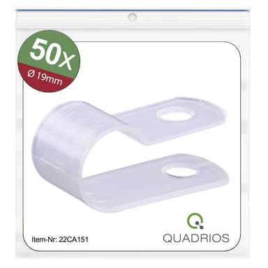 Quadrios 22CA151 22CA151 Fästklämma skruv Natural 1 set