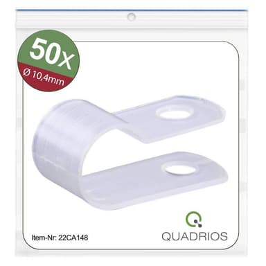 Quadrios 22CA148 22CA148 Fästklämma skruv Natural 1 set