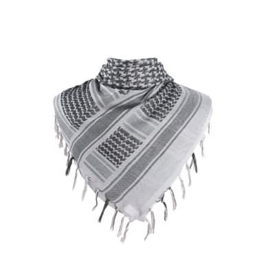 Keffiyeh taktisk ökenhalsduk, arabisk halsduk Grå