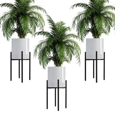 Blomställning justerbar 25-36 cm svart metall ML design