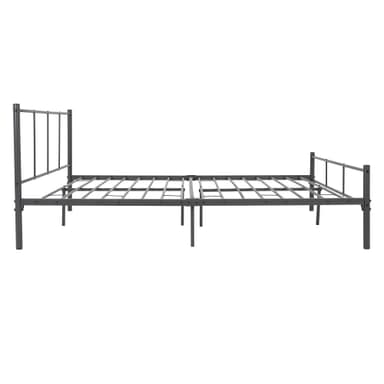 ML-Design Metallsäng 160x200cm med stålram, antracit