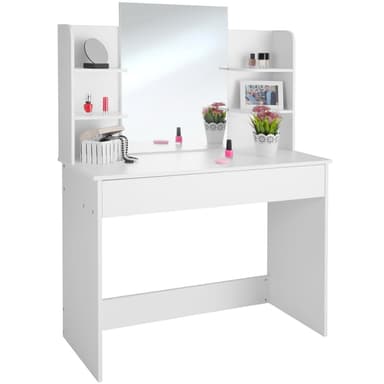 tectake Sminkbord Camille - vit