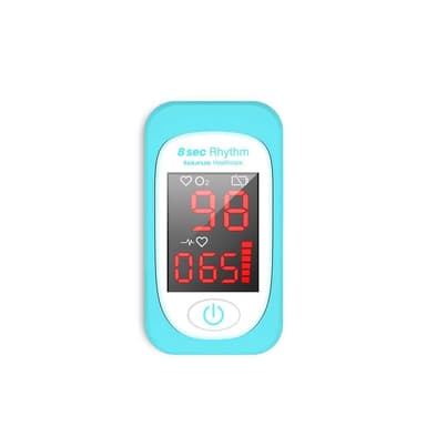 Taurus Fingertopps Puls och Oximeter Rhythm Vit