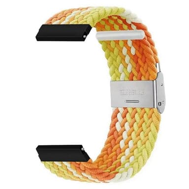 Flätat klockarmband till Polar Ignite - Gradient orange