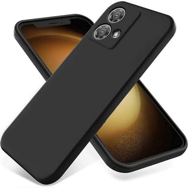 Liquid silikon skal Motorola Edge 40 Neo - Svart
