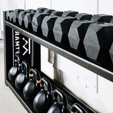 Kraftmark Rack Kettlebell/Balls 2 Hyllor (Utgått), Ställningar kettlebells