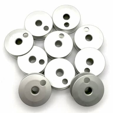 Spolar till symaskin 50-delar Silver 2.5 cm