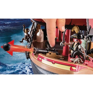 Playmobil Piratskepp med dödskallar