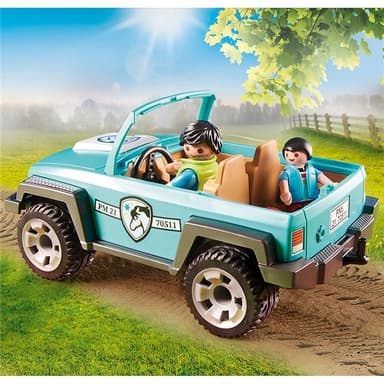 Playmobil Bil med hästtrailer