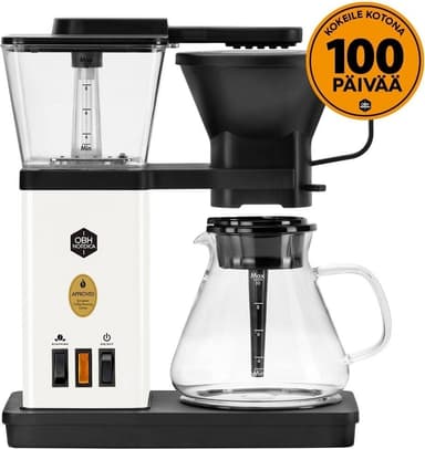 OBH Nordica Blooming kaffemaskin, vit