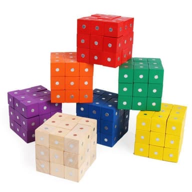 Magnetiska byggklossar, Röd