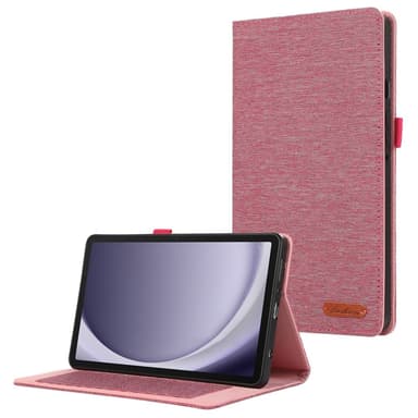 Samsung Galaxy Tab A9 Vikbart fodral korthållare Tygtextur