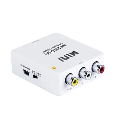 Mini Composite RCA CVBS AV till 720P 1080P HDMI Converter Adapter