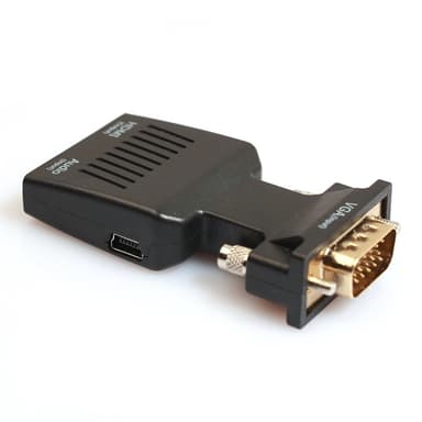 VGA till HDMI Converter 1080P med ljud