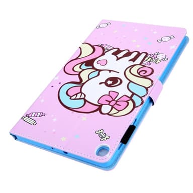 Samsung Galaxy Tab A9 Vikbart fodral korthållare - Candy Horse