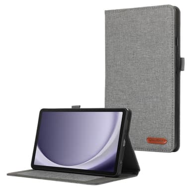Samsung Galaxy Tab A9+ Vikbart fodral korthållare Tygtextur