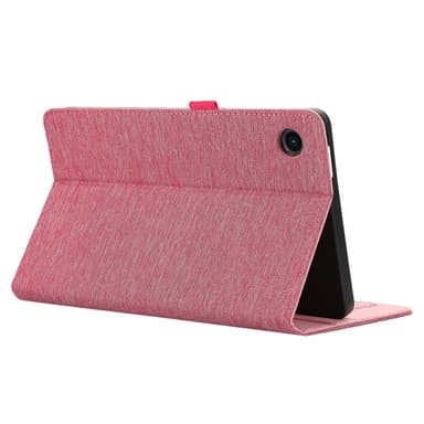 Samsung Galaxy Tab A9+ Vikbart fodral korthållare Tygtextur