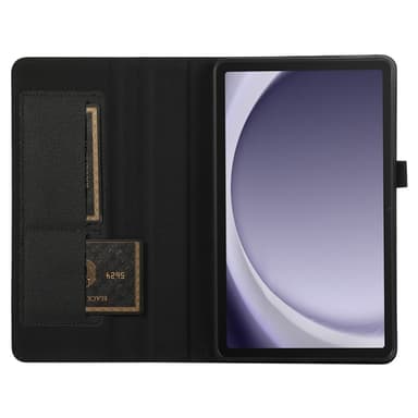 Samsung Galaxy Tab A9+ Vikbart fodral korthållare Tygtextur