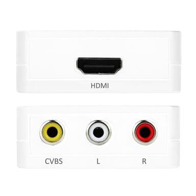 Mini Composite RCA CVBS AV till 720P 1080P HDMI Converter Adapter