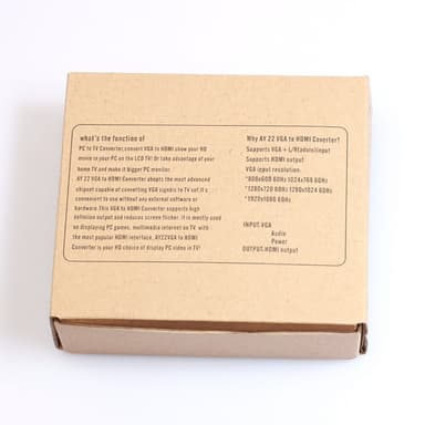 VGA till HDMI Converter 1080P med ljud