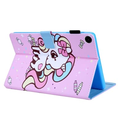 Samsung Galaxy Tab A9 Vikbart fodral korthållare - Candy Horse