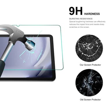 HAT PRINCE Samsung Galaxy Tab A9+ Härdat Glas skärmskydd