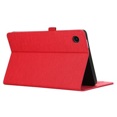 Samsung Galaxy Tab A9+ Vikbart fodral korthållare Tygtextur