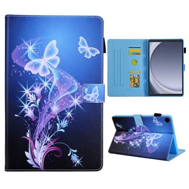 Samsung Galaxy Tab A9 Vikbart fodral korthållare - Dream Butterfly