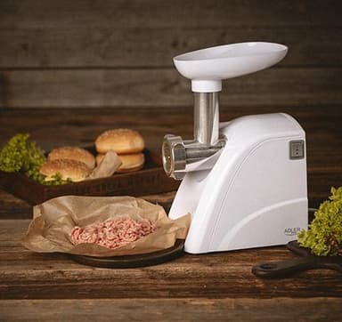 Adler AD 4803 Köttkvarn, Vit