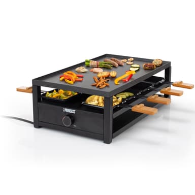Princess Raclette 162655  Black Steel Raclette för 8pers