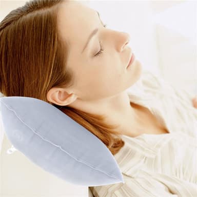 Kudde för nacken ergonomisk uppblåsbar Pillow (gra)