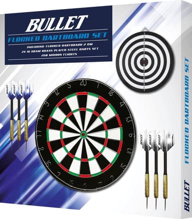 Bullet Darts 2 cm Flocked Dartboard Set