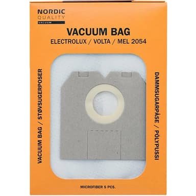 Dammsugarpåsar MEL 2054 till Electrolux / Volta 5-pack